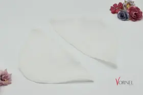 Abnehmbarer Käppchenärmel aus Organza für Brautkleider – Vornelbride Modell 3825KO0046