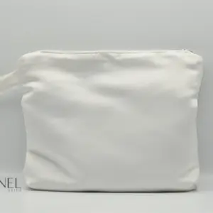 Elegante Notfalltasche Ivory aus Satin-Effekt – Brautaccessoire