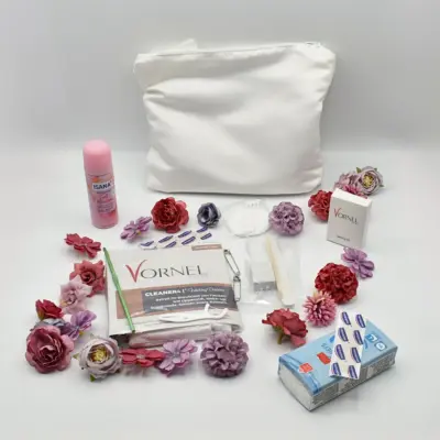 Notfalltasche für Bräute in Ivory – mit Näh-Set Geschenk, Vornelbride